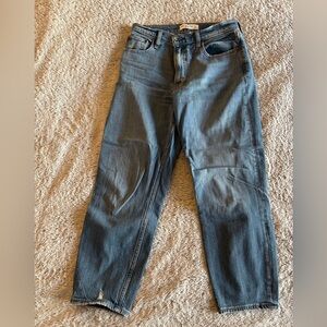 Abercrombie & Fitch Blue Ankle Jeans